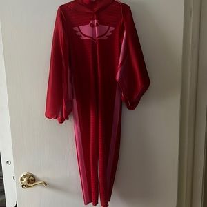 Red Superhero Kids Costume